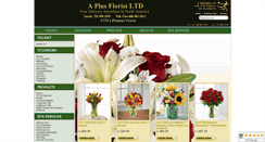 Desktop Screenshot of aplusflorist.com