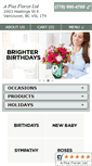 Mobile Screenshot of aplusflorist.com